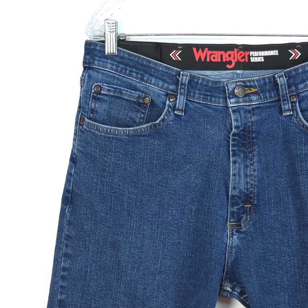 Wrangler Performance Jeans Mens‎ 32x29 (34x30) Work Wear Cowboy Straight Western